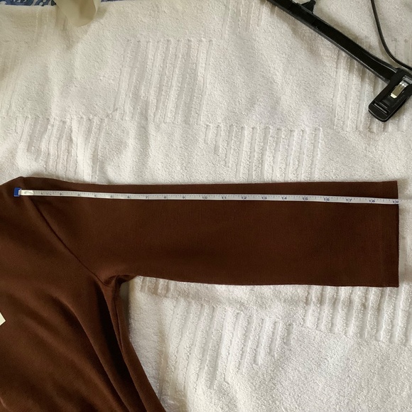 Vince 100% Wool Crew Neck Sweater Brown SZ L - Picture 13 of 15